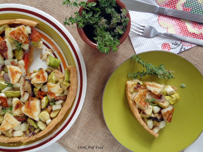 Cook and Feed | Vegetable & Mastelo Cheese Tart 2